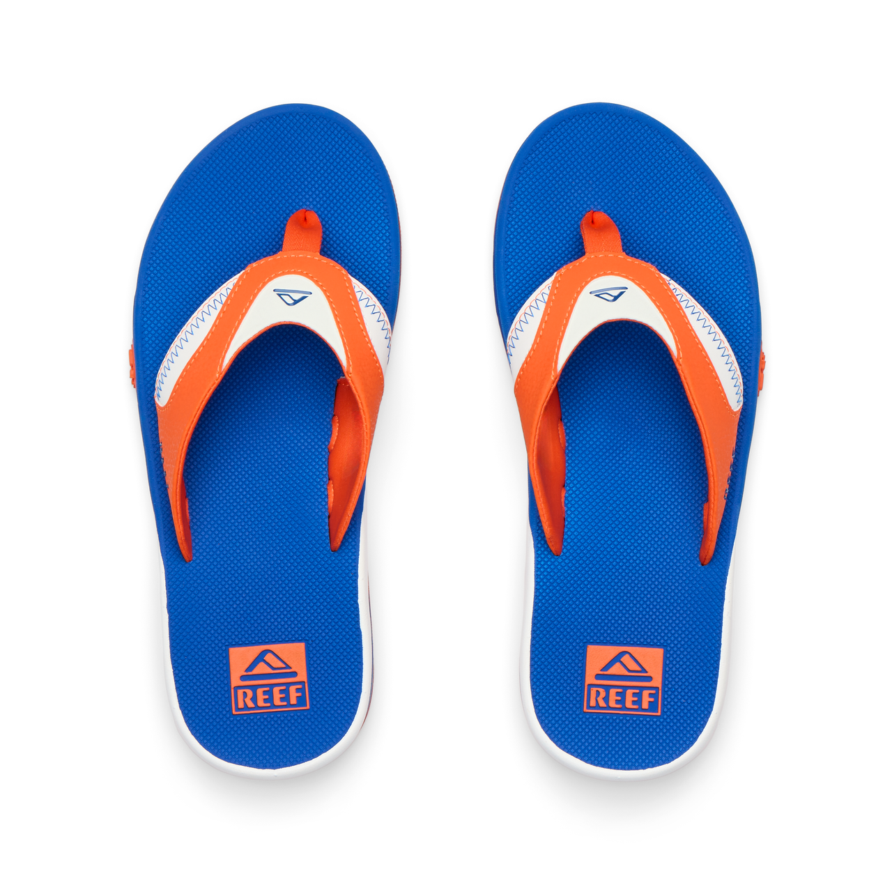 Fanning Pregame - Orange/Blue - Top View