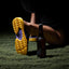 Fanning Pregame Sandals in Purple and Gold