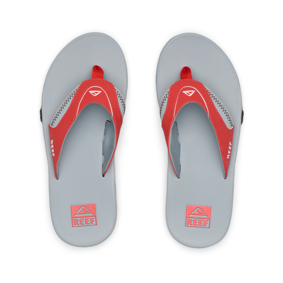 Fanning Pregame - Red/Grey - Top View