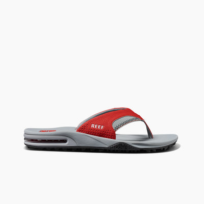 Fanning Tailgate Red/Grey Men's Sandals side view