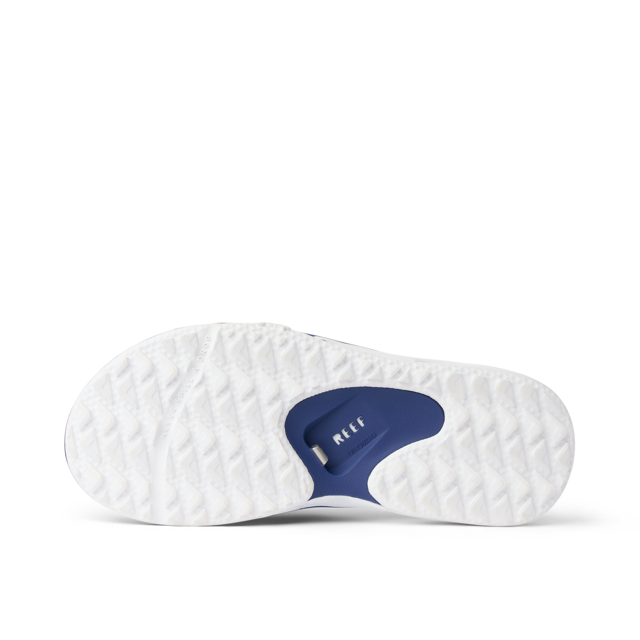 Fanning Pregame - Navy/White - Underside View