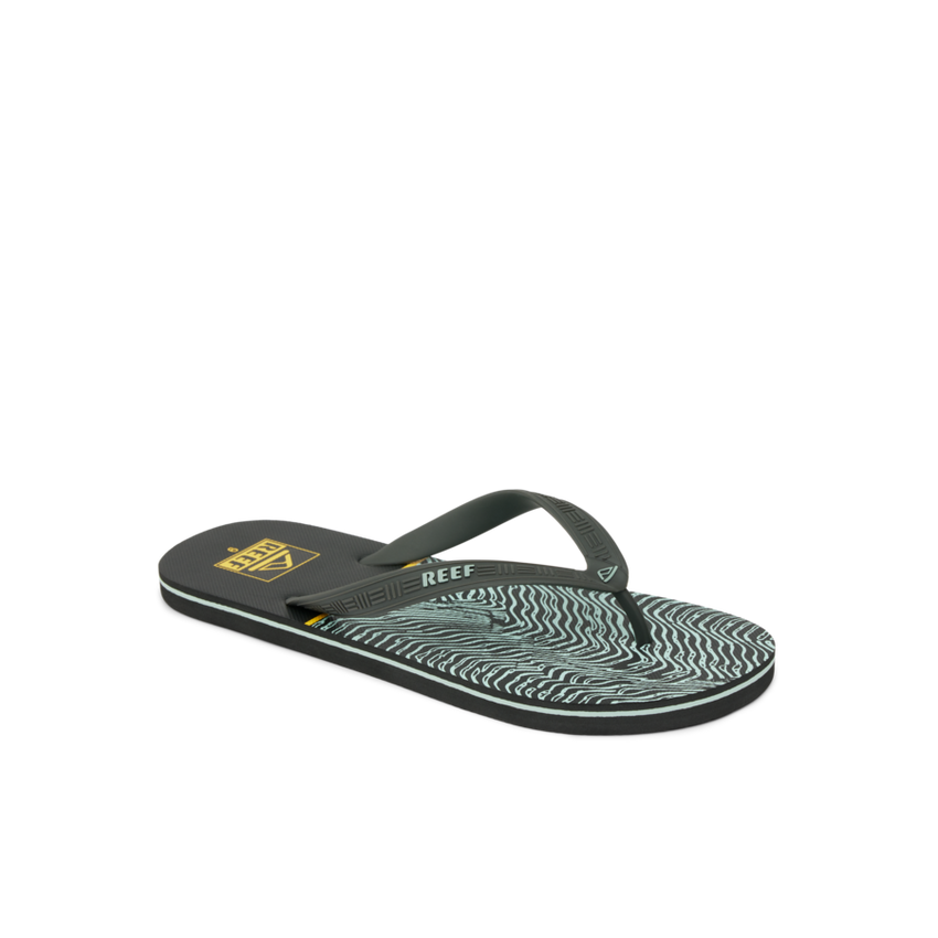 Reef Seaside Prints - Black/Yellow Swell - Main View