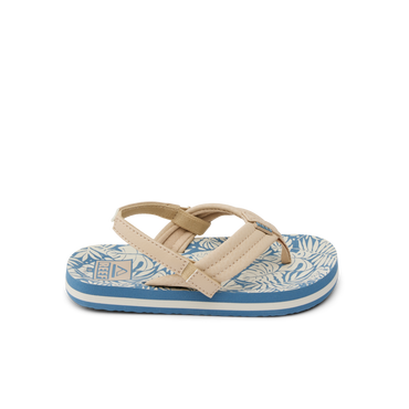 Little Ahi - Blue/Tan Palm - Right Side View
