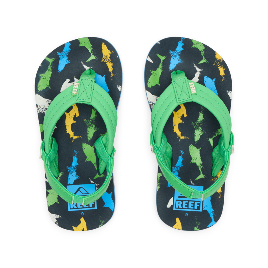 Reef Kids Ahi Infradito Per Bambini E Ragazzi, Cinghie Imbottite, Suola In Gomma, Taglie US