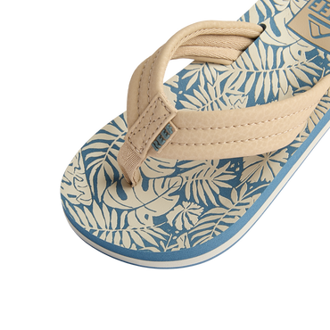 Kids Ahi - Blue/Tan Palm - Down the Line 1 View