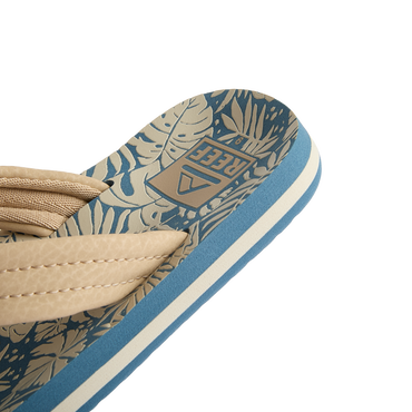 Kids Ahi - Blue/Tan Palm - Down the Line 2 View