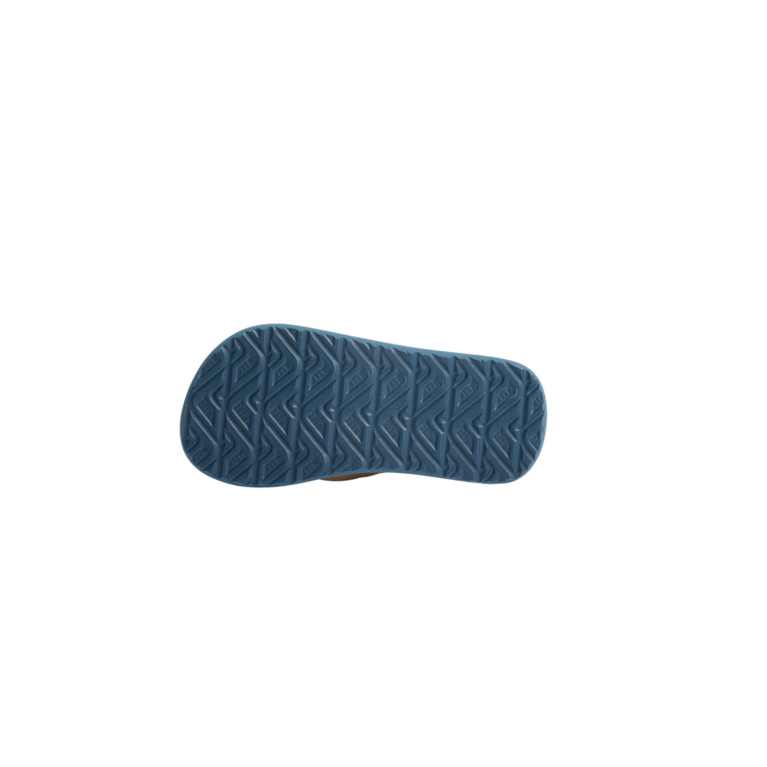 Kids Ahi - Blue/Tan Palm - Underside View