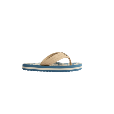 Kids Ahi - Blue/Tan Palm - Right Side View