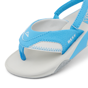 Little Fanning - Light Grey/Light Blue - Down the Line 1 View