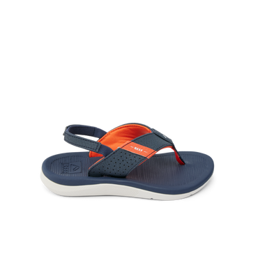 Little Santa Ana - Navy/White/Orange - Right Side View