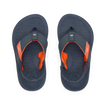 Little Santa Ana - Navy/White/Orange - Top View