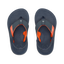 Little Santa Ana - Navy/White/Orange - Top View