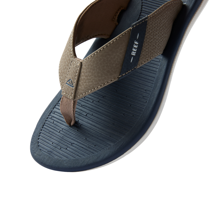 NEW! REEF Santa ana Khaki Navy Sandals Man Reef Santa Ana Arch Support Flip Flop Sandal CJ0381 Navy  main image 4