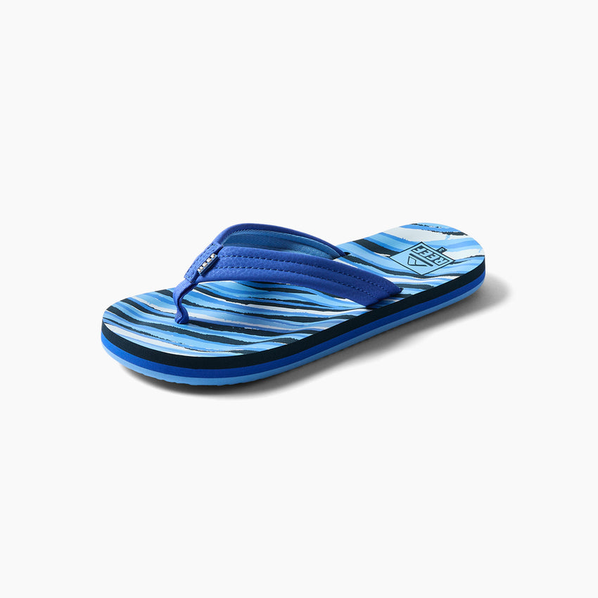 Kids Ahi - Royal Stripe - Left Side View