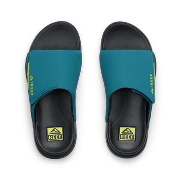 Cruiser Slide - Ocean/Lime/Purple - Top View