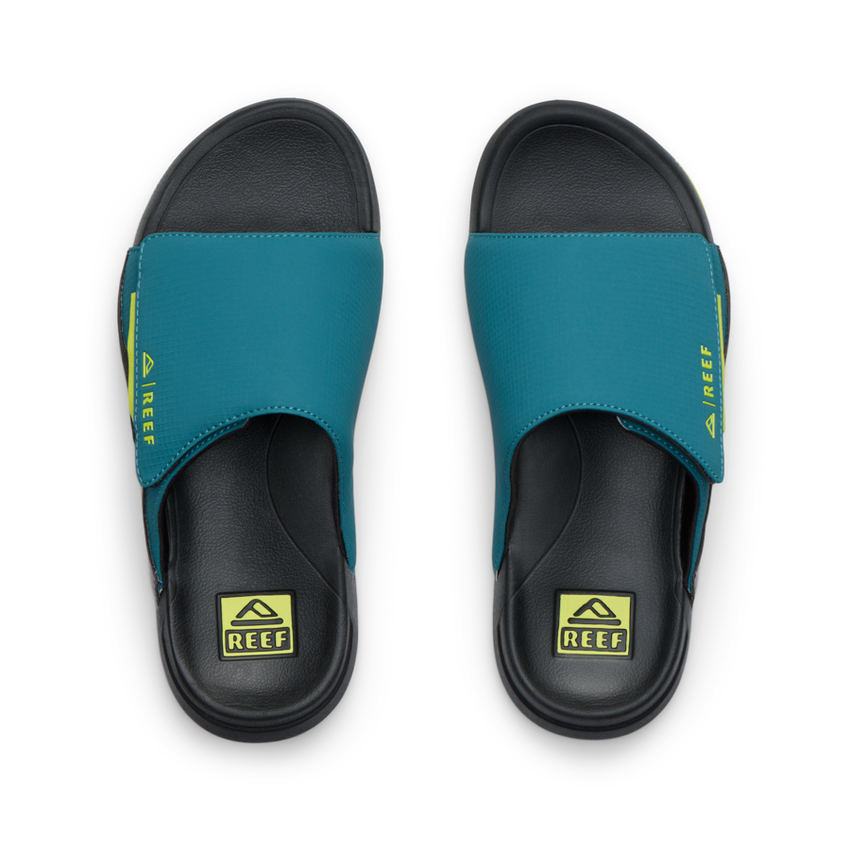 Cruiser Slide - Ocean/Lime/Purple - Top View