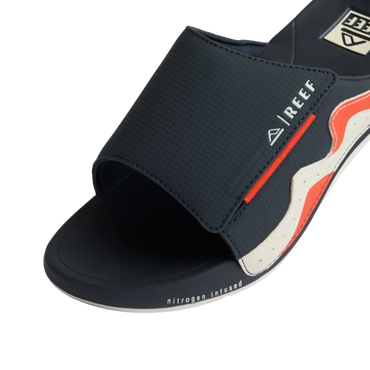 Cruiser Slide - Navy/White/Orange - Down the Line 1 View