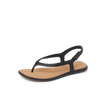 Water Willow Maya - Black/Tan - Left Side View