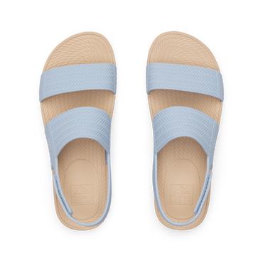 Reef Water Vista - Dusty Blue - Left Side View