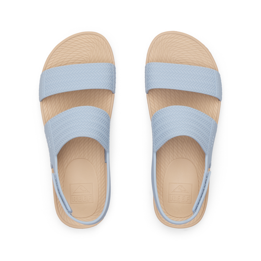 Reef Water Vista - Dusty Blue - Left Side View