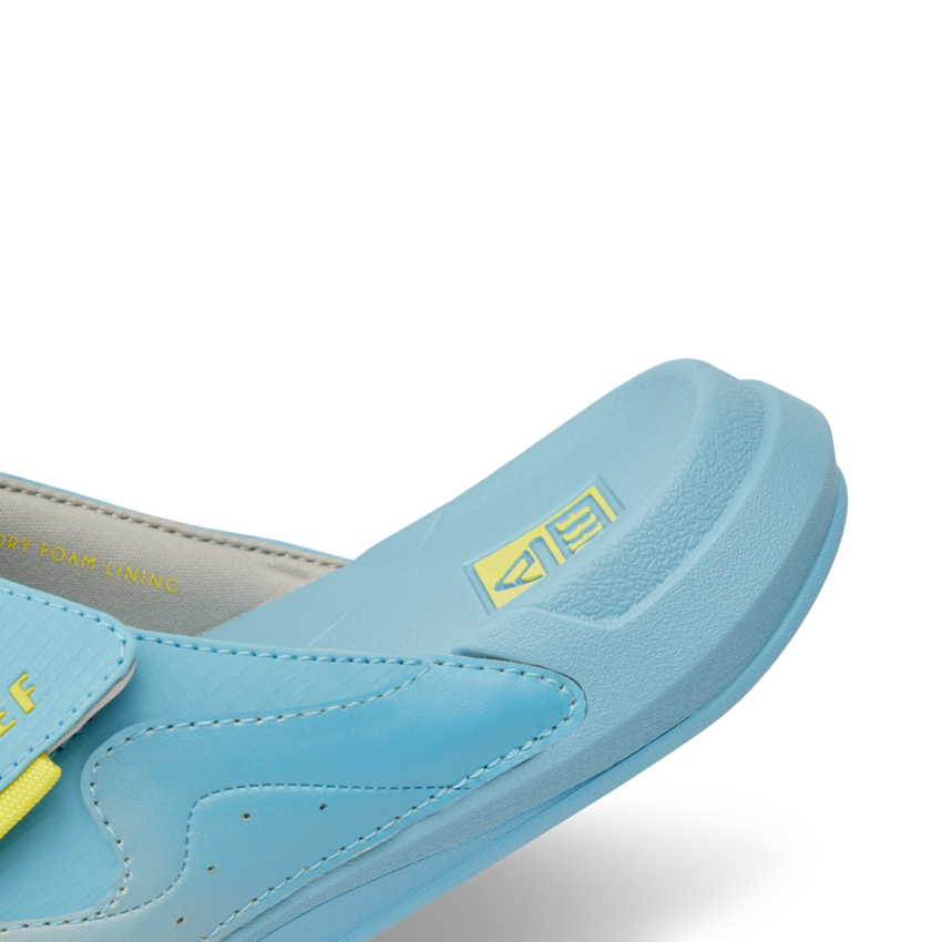 Cruiser Slide - Light Blue/Yellow - Down the Line 2 View