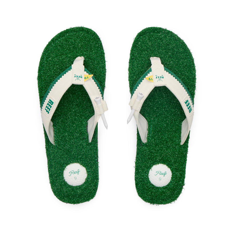 Reef Mulligan II golf sandals w green artificial turf footbed men\'s 13 NWT Reef Men main image 4