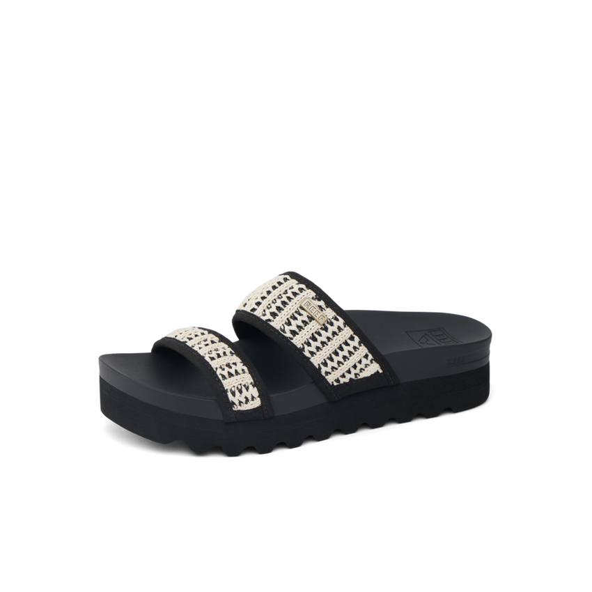 Cushion Vista Hi - Black/Vintage Woven - Left Side View