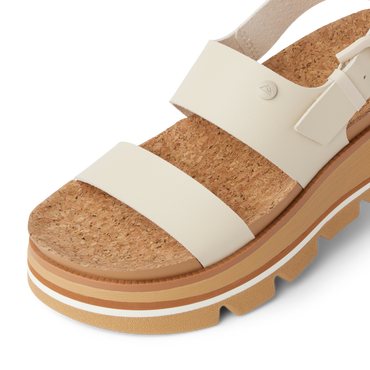 Vista Luxe Liah - White/Tan - Down the Line 1 View