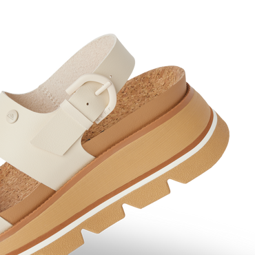 Vista Luxe Liah - White/Tan - Down the Line 2 View
