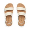Vista Luxe Liah - White/Tan - Top View