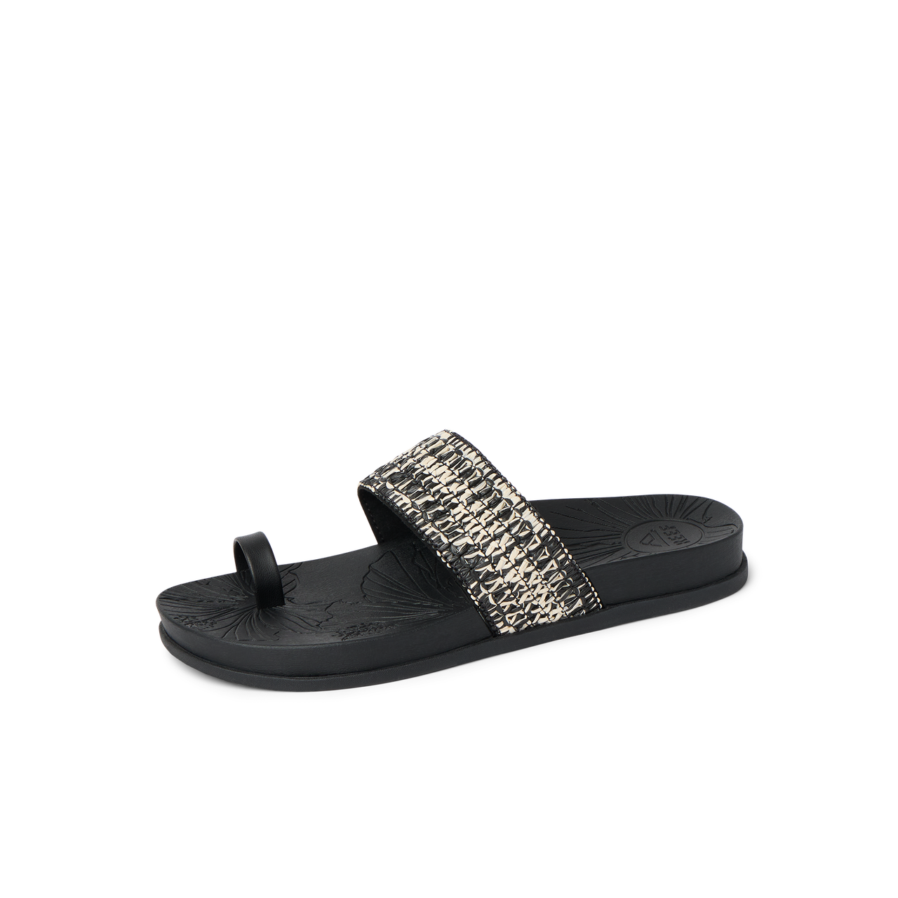 Flora Cruz - Black Floral - Left Side View