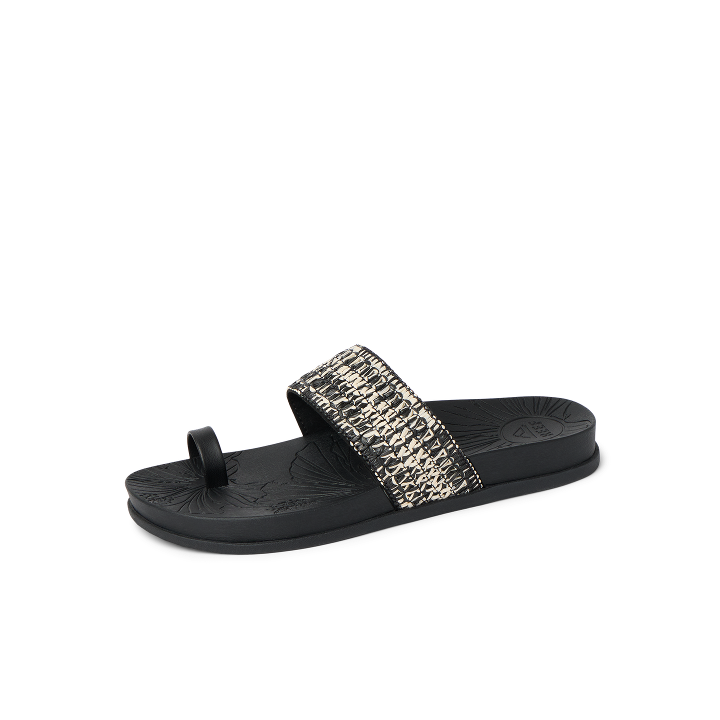 Flora Cruz - Black Floral - Left Side View