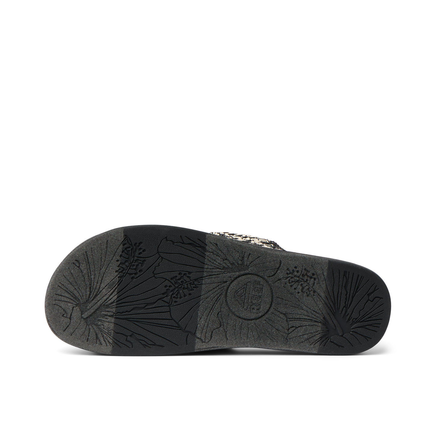 Flora Cruz - Black Floral - Underside View