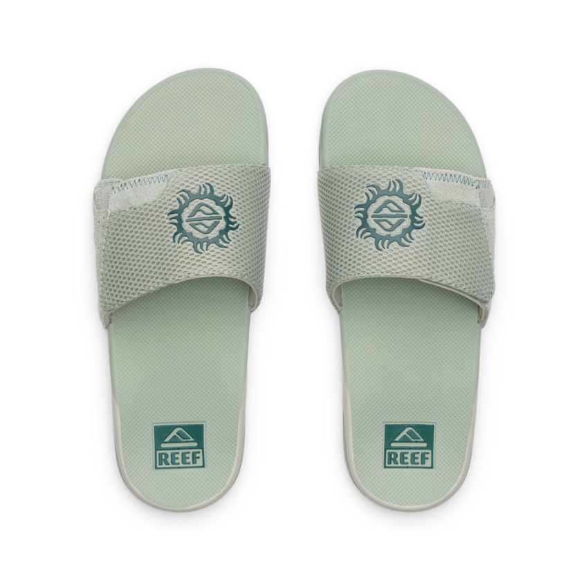 Fanning Slide - Sage Sun - Top View