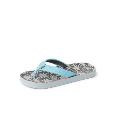 Kids Ahi - Light Blue Palm - Left Side View