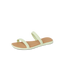 Water Willow Marina sandal facing left, close-up of side and top view showing cushioned footbed and straps