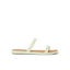 Side view of Water Willow Marina sandal in aloe green for women, featuring lightweight, cushioned comfort and arch support.
