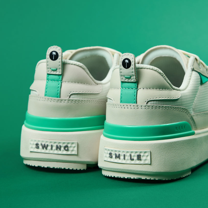 Reef X Palm Golf Onshore Pines - Off White/Blue - Right Side View