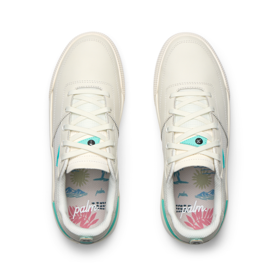 Onshore Pines X Palm - Off White/Blue - Top View