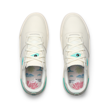 Onshore Pines X Palm - Off White/Blue - Top View