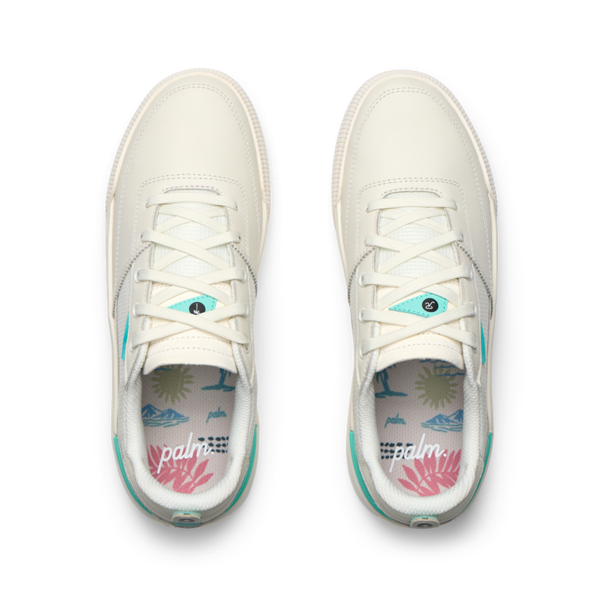 Onshore Pines X Palm - Off White/Blue - Top View