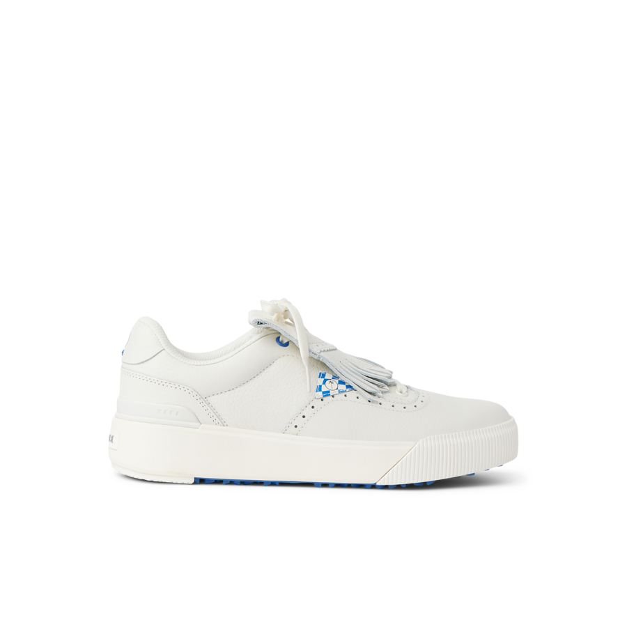 Onshore Pebble X Palm - Off White Check - Right Side View