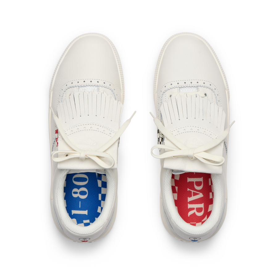 Onshore Pebble X Palm - Off White Check - Top View