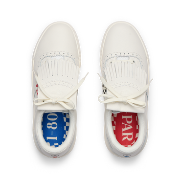 Onshore Pebble X Palm - Off White Check - Top View