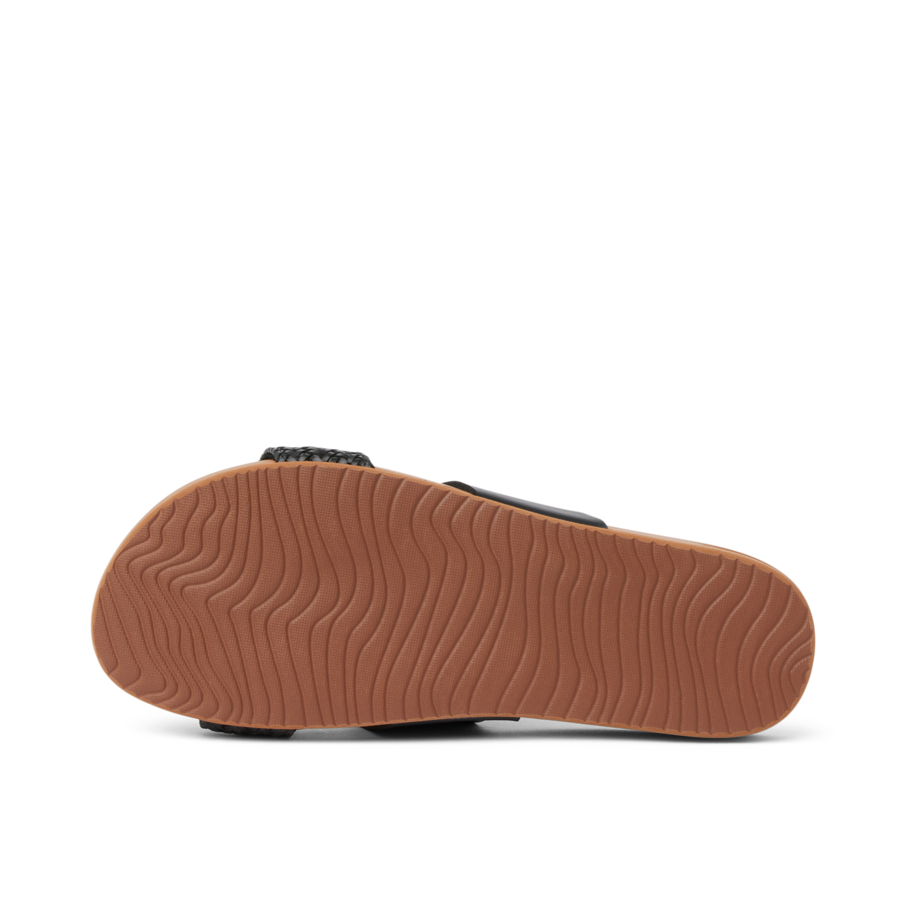 Cushion Vista - Black Braid - Underside View