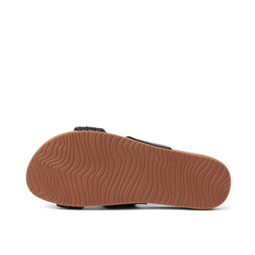 Cushion Vista - Black Braid - Underside View