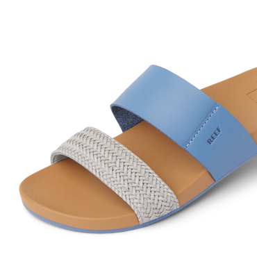 Cushion Vista - Blue Duo Braid - Down the Line 1 View