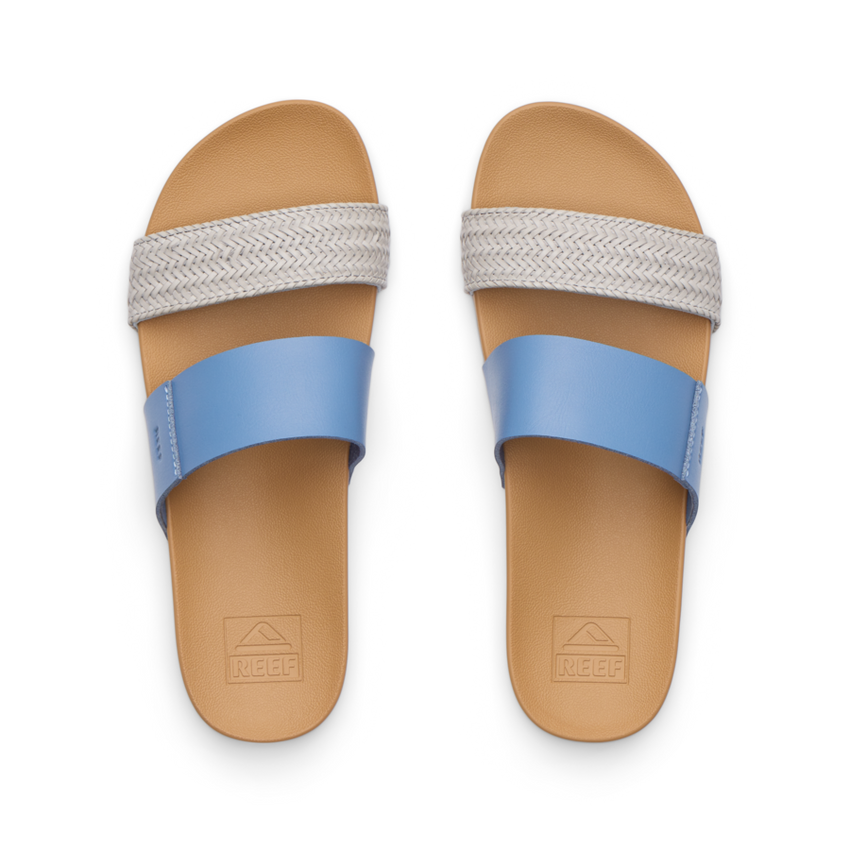 Cushion Vista - Blue Duo Braid - Top View