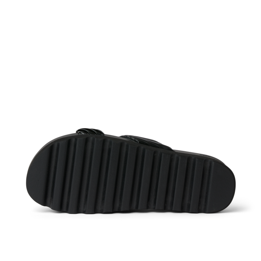 Cushion Vista Hi - Black Puffy - Underside View