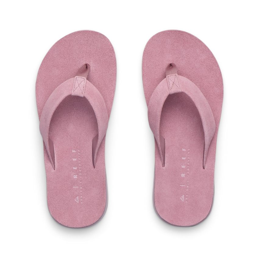 Ojai Classic - Pale Mauve Suede - Top View